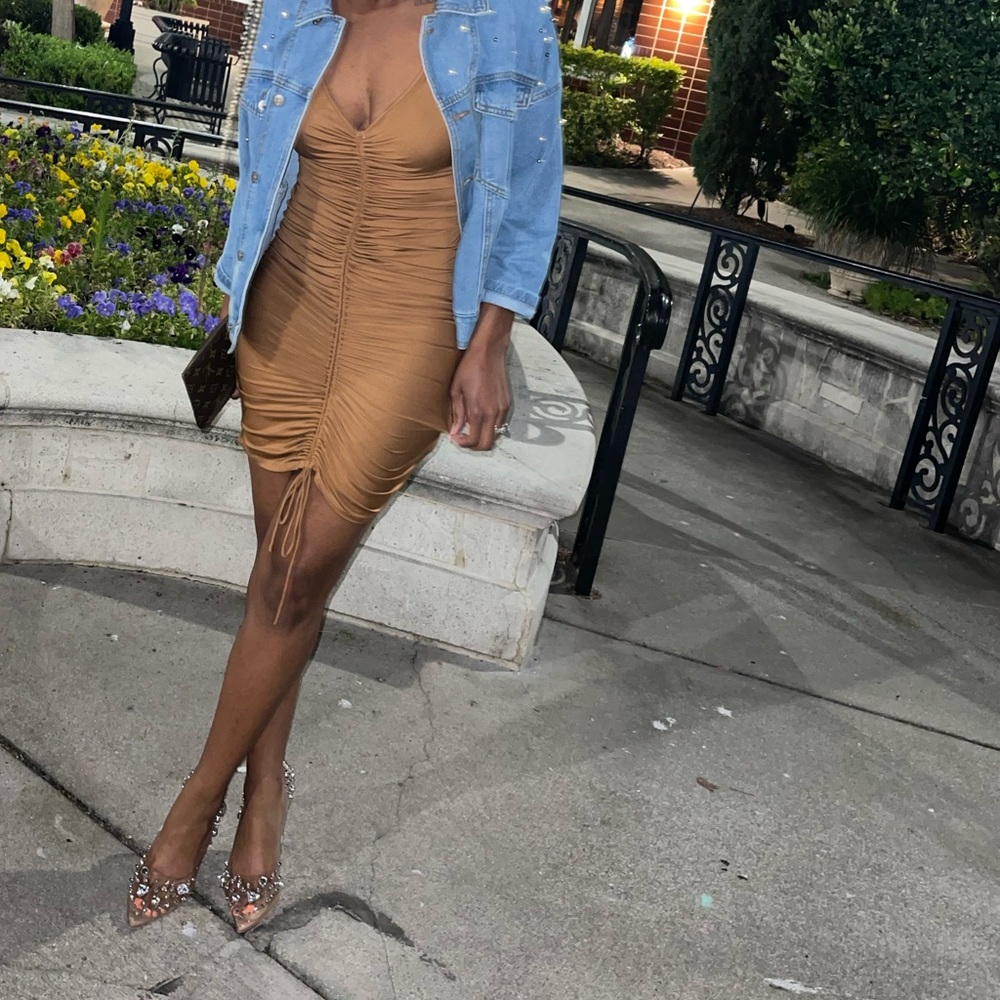 Drawstring Dress